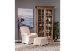 Bailey Skirted Glider Ottoman -Living Room Furniture Shop 101903 6