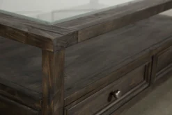 Valencia Glass Storage Coffee Table With Wheels 17 Valencia Glass Storage Coffee Table With Wheels -Living Room Furniture Shop 110381 3