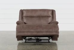 Garland Bark Cuddler Power Recliner With Power Headrest & USB -Living Room Furniture Shop 218301 grey fabric recliner 3