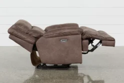 Garland Bark Cuddler Power Recliner With Power Headrest & USB -Living Room Furniture Shop 218301 grey fabric recliner 5