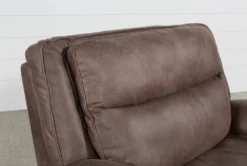 Garland Bark Cuddler Power Recliner With Power Headrest & USB -Living Room Furniture Shop 218301 grey fabric recliner 6