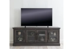 Wakefield 85" TV Stand With Glass Doors 17 Wakefield 85" TV Stand With Glass Doors -Living Room Furniture Shop 225440 brown wood media console room 31