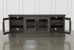 Wakefield 85" TV Stand With Glass Doors 13 Wakefield 85" TV Stand With Glass Doors -Living Room Furniture Shop 225440 brown wood tv stand 3