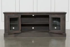 Wakefield 85" TV Stand With Glass Doors 14 Wakefield 85" TV Stand With Glass Doors -Living Room Furniture Shop 225440 brown wood tv stand 4