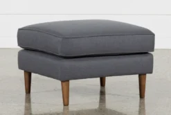 London Dark Grey Ottoman
