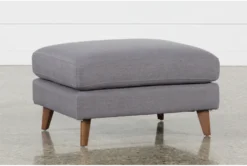 Allie Dark Grey Ottoman