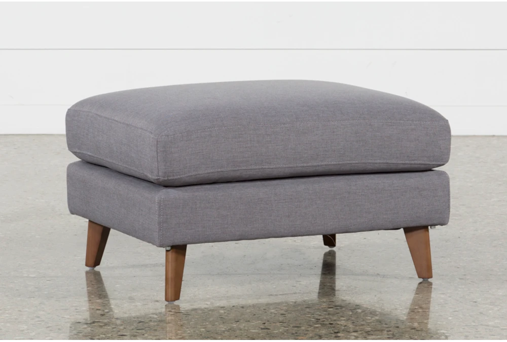 Allie Dark Grey Ottoman 1 Allie Dark Grey Ottoman