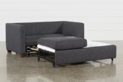 Cliff 65" Full Sleeper Sofa -Living Room Furniture Shop 225831 black fabric sleeper 4