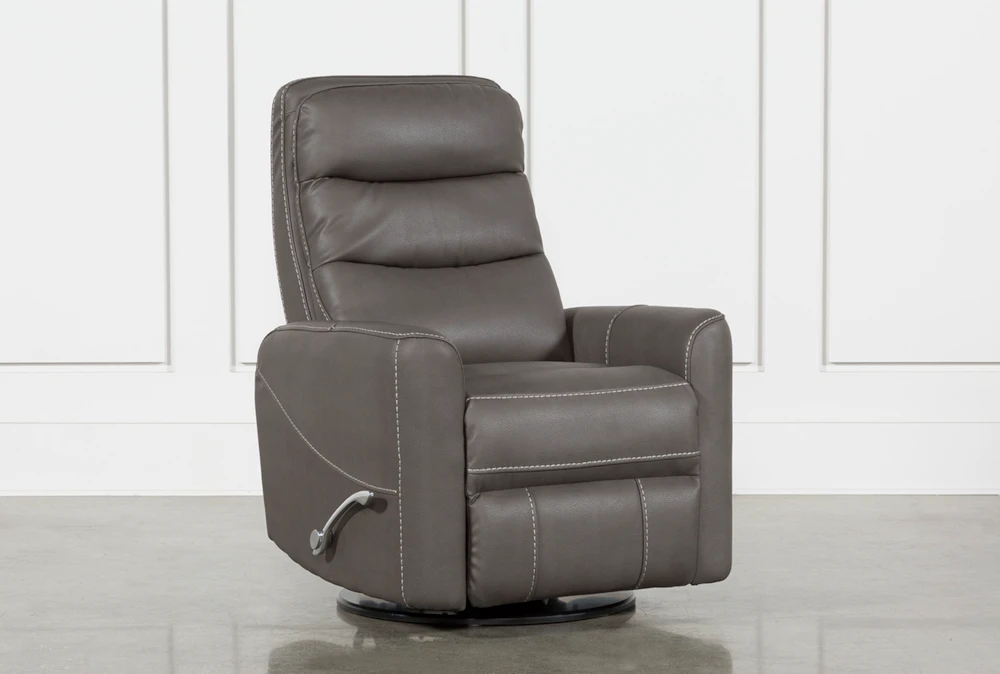 Hercules Grey Swivel Glider Rocker Recliner With Adjustable Headrest 1 Hercules Grey Swivel Glider Rocker Recliner With Adjustable Headrest