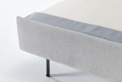 Mackenzie Silverpine 80" Queen Plus Sofa Sleeper -Living Room Furniture Shop 231602 grey fabric sleeper detail 44