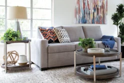 Mackenzie Silverpine 80" Queen Plus Sofa Sleeper -Living Room Furniture Shop 231602 grey fabric sleeper room 70