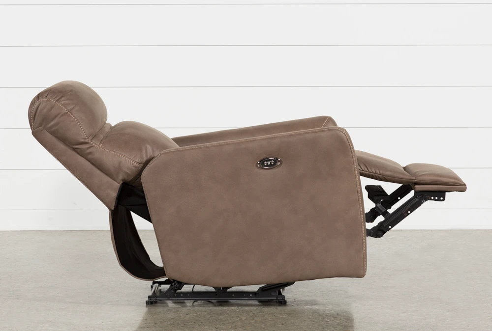 Siri Light Brown Power Wallaway Recliner 3 Siri Light Brown Power Wallaway Recliner - Image 3