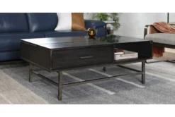 Tracie Glass Lift-Top Coffee Table With Storage -Living Room Furniture Shop 233146 grey wood coffee table room 64