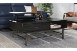 Tracie Glass Lift-Top Coffee Table With Storage -Living Room Furniture Shop 233146 grey wood coffee table room 65