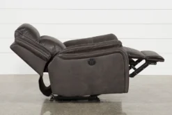 Griffin Grey Power Recliner 11 Griffin Grey Power Recliner -Living Room Furniture Shop 233512 grey fabric power recliner 5