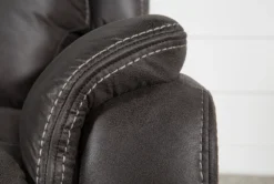 Griffin Grey Power Recliner 12 Griffin Grey Power Recliner -Living Room Furniture Shop 233512 grey fabric power recliner 6