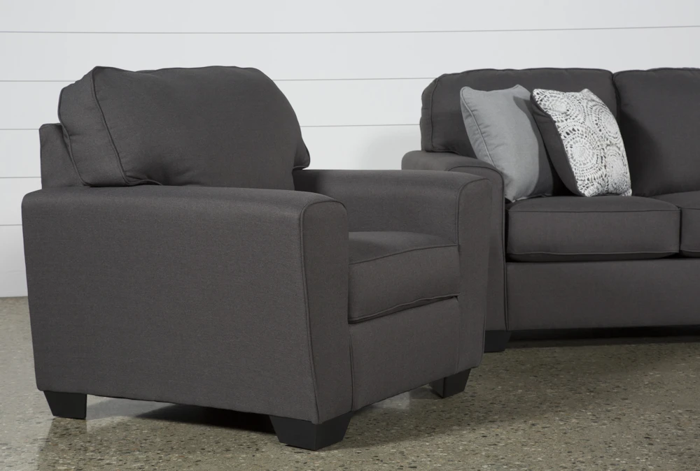Mcdade Graphite 3 Piece Living Room Set 2 Mcdade Graphite 3 Piece Living Room Set - Image 2