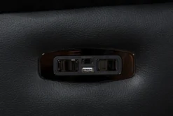 Connie Midnight Power Wallaway Recliner With Power Headrest & USB -Living Room Furniture Shop 240982 black fabric recliner detail 10