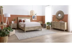 Pouf-Ivory And Khaki Jute & Chenille Square -Living Room Furniture Shop 243484 natural fiber pouf room 50