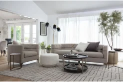 Matteo 38" Arm Chair By Nate Berkus + Jeremiah Brent -Living Room Furniture Shop 243564 beige fabric chair room 36