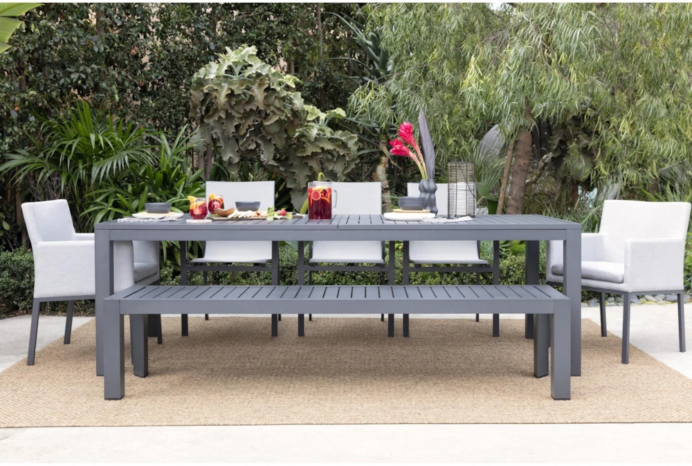 Ravelo Outdoor Dining Bench 6 Ravelo Outdoor Dining Bench - Image 6