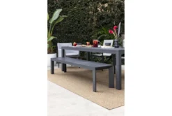 Ravelo Outdoor Dining Bench 22 Ravelo Outdoor Dining Bench -Living Room Furniture Shop 243970 grey metal dining bench room 46