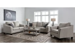 Kinsley 92" Queen Sofa Sleeper -Living Room Furniture Shop 246100 grey fabric sofa sleeper room 15