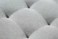 Ginger Grey Ottoman -Living Room Furniture Shop 246455 grey fabric ottoman detail 03