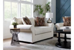 Cameron II Chenille 66" Oversized Chair -Living Room Furniture Shop 246646 white fabric chair room 60