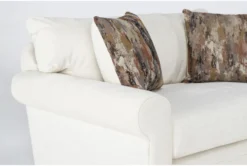 Cameron II Chenille 66" Oversized Chair -Living Room Furniture Shop 246646 white fabric chair side 19