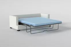 Kiara II 90" Queen Sleeper -Living Room Furniture Shop 246692 natural fabric sleeper detail 46