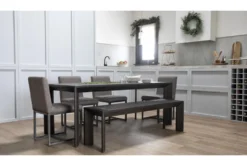 Sandro 63" Bench -Living Room Furniture Shop 248364 black wood dining bench room 32