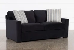 Silas III Memory Foam 72" Velvet Full Sleeper