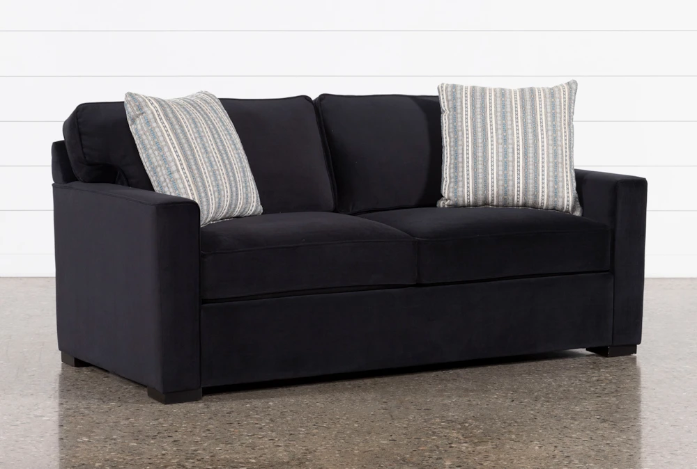 Silas III Memory Foam 72" Velvet Full Sleeper 1 Silas III Memory Foam 72" Velvet Full Sleeper