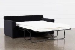 Silas III Memory Foam 72" Velvet Full Sleeper 10 Silas III Memory Foam 72" Velvet Full Sleeper -Living Room Furniture Shop 248399 black fabric sleeper sofa sleeper 14