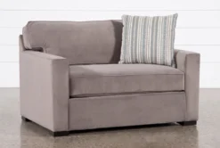 Silas III Memory Foam 54" Velvet Twin Sleeper