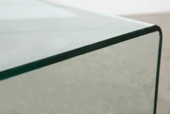 Carrie Console Table -Living Room Furniture Shop 248823 clear glass sofa table detail 03