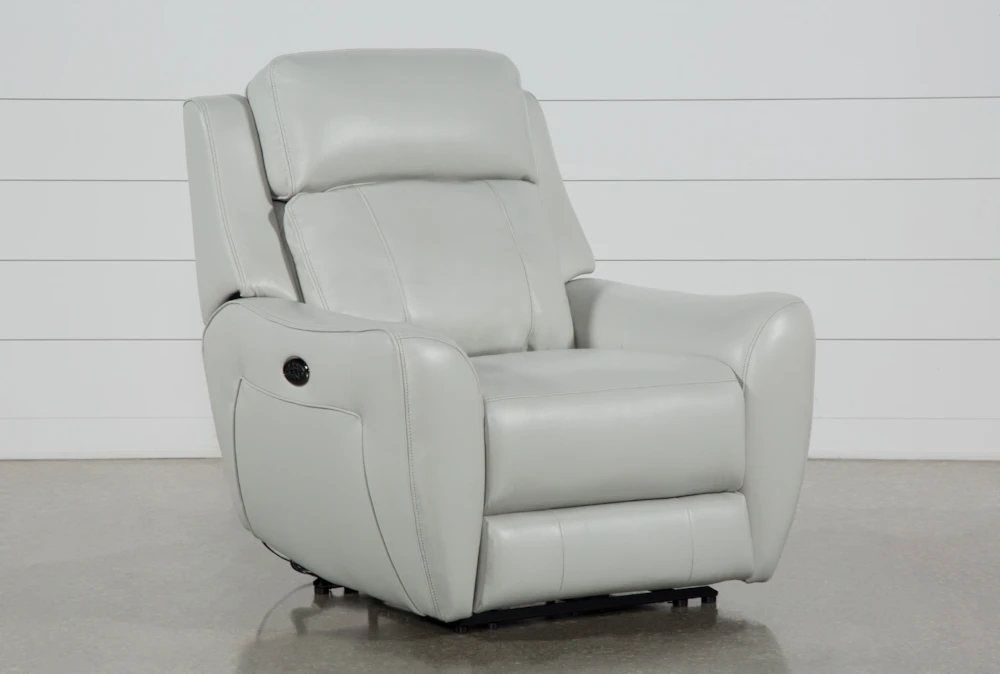Bridget White Power Wallaway Recliner With Power Headrest, Lumbar & USB 1 Bridget White Power Wallaway Recliner With Power Headrest, Lumbar & USB