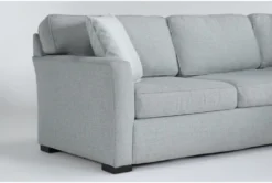 Aspen Tranquil Foam Modular 2 Piece Sleeper 108" Sectional With Right Arm Facing Armless Chaise -Living Room Furniture Shop 249317 blue fabric sectional detail 46