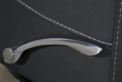 Hercules Black Swivel Glider Rocker Recliner With Adjustable Headrest 17 Hercules Black Swivel Glider Rocker Recliner With Adjustable Headrest -Living Room Furniture Shop 249390 black fabric swivel glider feature 06