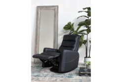 Hercules Black Swivel Glider Rocker Recliner With Adjustable Headrest 21 Hercules Black Swivel Glider Rocker Recliner With Adjustable Headrest -Living Room Furniture Shop 249390 black fabric swivel glider room 33