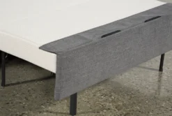 Mackenzie Charcoal 68" Full Sofa Sleeper -Living Room Furniture Shop 249505 grey fabric sleeper mattress 04 1