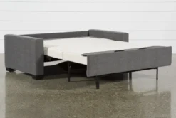 Mackenzie Charcoal 74" Queen Sofa Sleeper -Living Room Furniture Shop 249507 grey fabric sleeper sleeper 03
