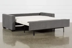 Mackenzie Charcoal 80" Queen Plus Sofa Sleeper -Living Room Furniture Shop 249509 grey fabric sleeper sleeper 03