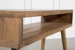 Dakota Console Table -Living Room Furniture Shop 249903 brown wood sofa table detail 03