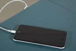 Belle Blue Chairside Table -Living Room Furniture Shop 250740 blue wood chairside table feature 06 1