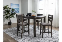 Ashford II Counter Bench -Living Room Furniture Shop 251028 grey wood counter height bench room 31