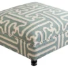 Ottoman-Sage Hand Woven Square Tribal Pattern