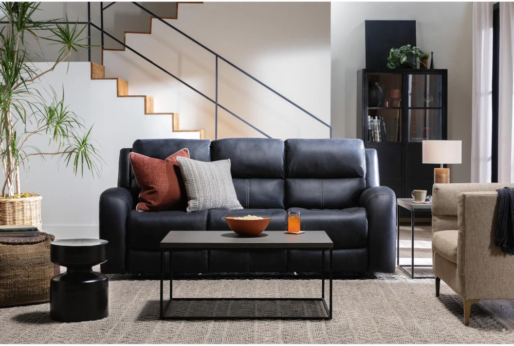 Pouf-Natural + Grey Overstitch 2 Pouf-Natural + Grey Overstitch - Image 2