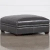 Greer Dark Grey Large Cocktail Ottoman